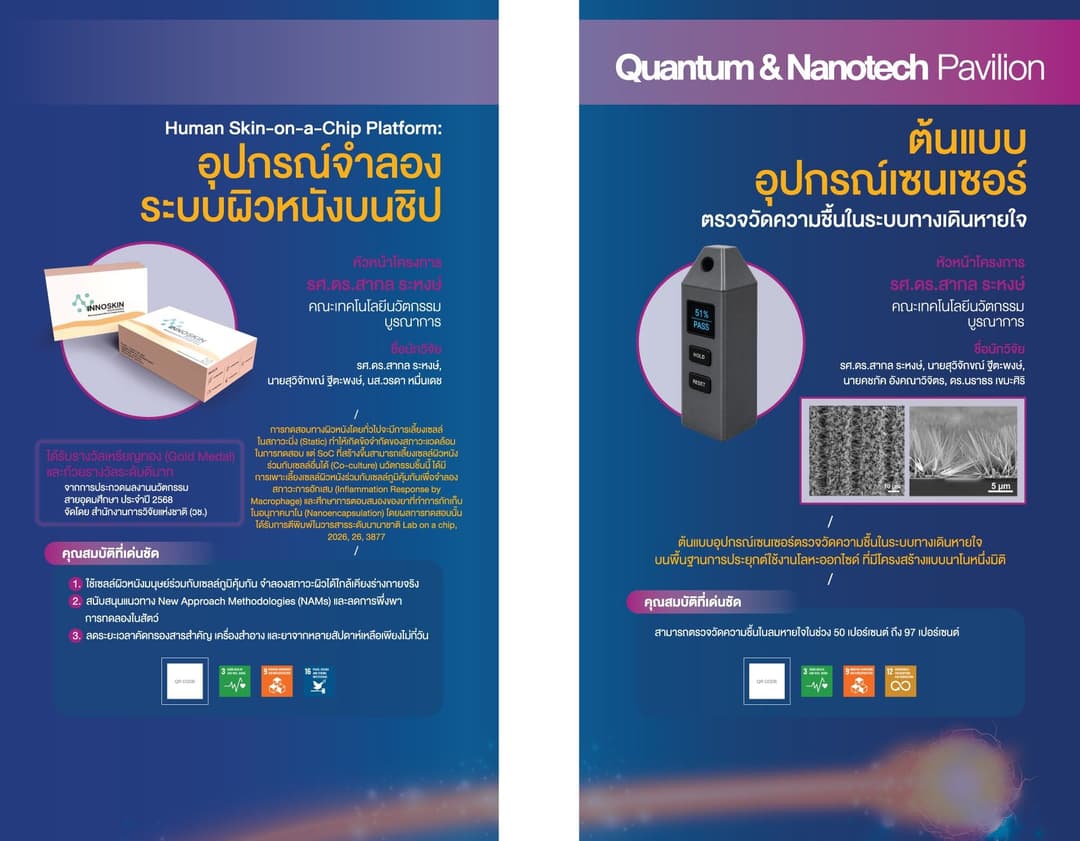 การพัฒนาและทดสอบการใช้งานอุปกรณ์จำลองระบบผิวหนังบนชิปเพื่อการพัฒนาทางเภสัชกรรมและเวชสำอาง