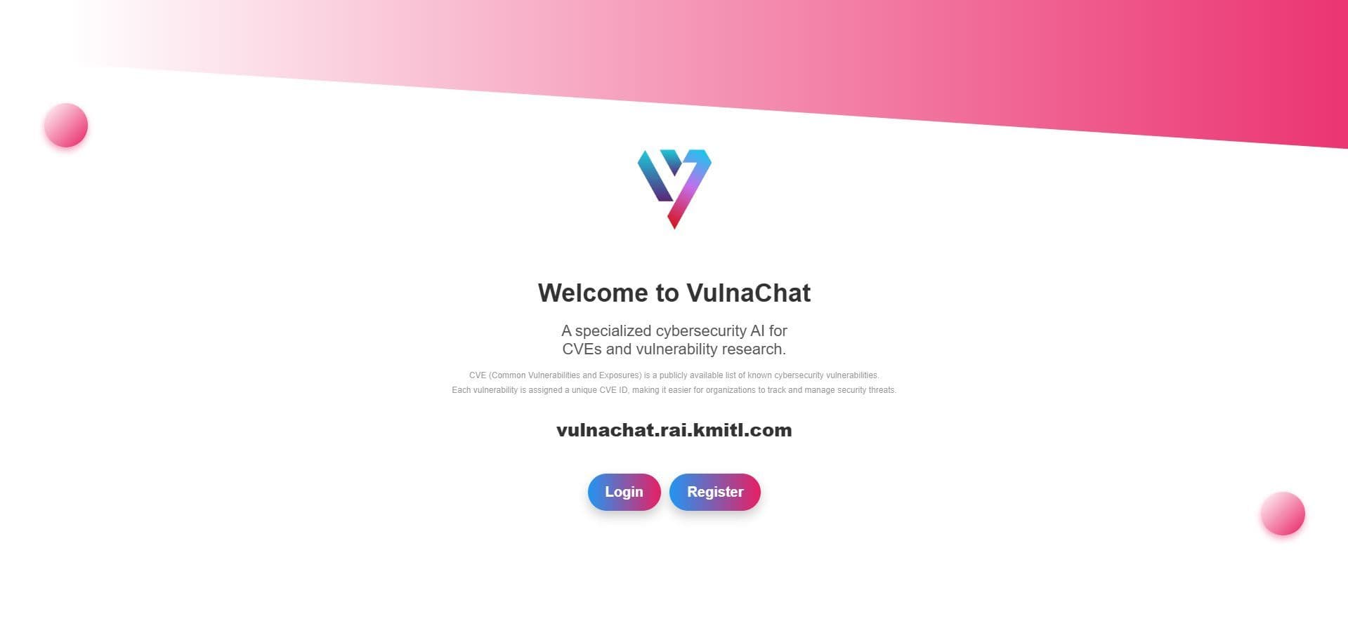 VulnaChat: Vulnerability Chatbot