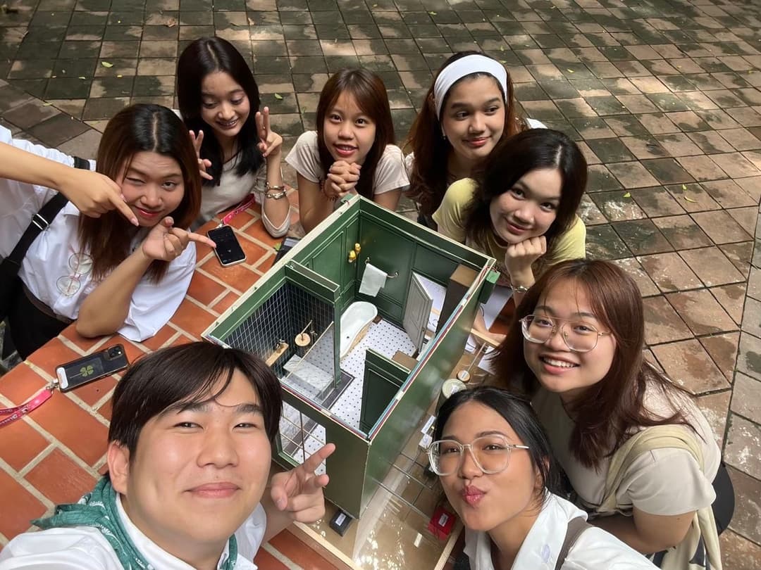 แบบจำลองโครงสร้างห้องน้ำ