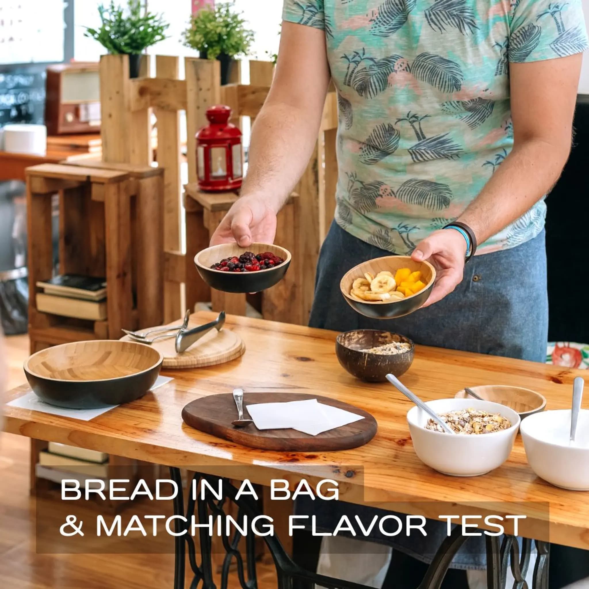 Bread in a Bag และ Matching flavor test