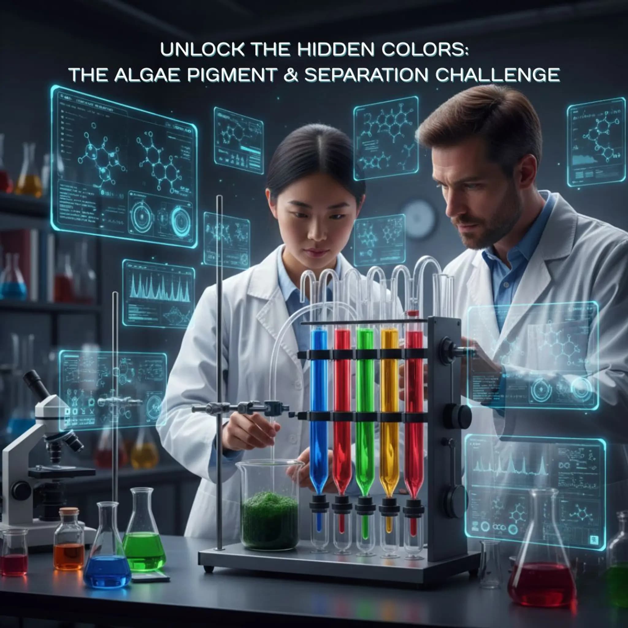 Unlock the Hidden Colors: The Algae Pigment & Separation Challenge