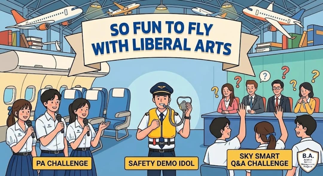 "So Fun to Fly with Liberal Arts"