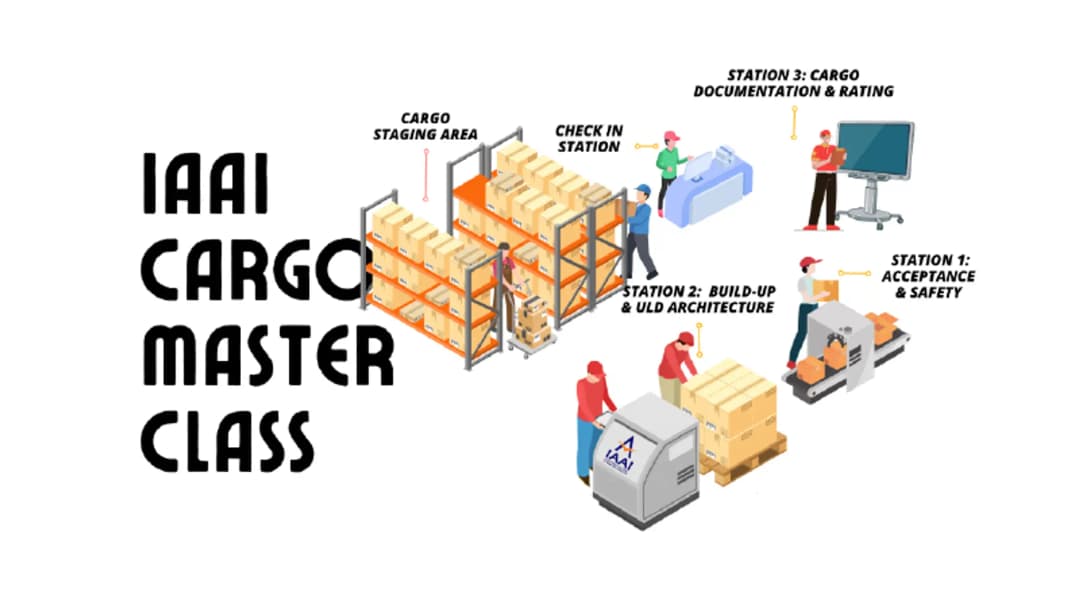 IAAI Air Cargo Master Class ห้องจำลองสถานการณ์การขนส่งสินค้าทางอากาศ