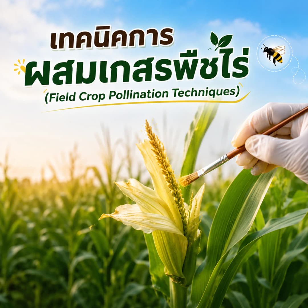 เทคนิคการผสมเกสรพืชไร่ (Field Crop Pollination Techniques)