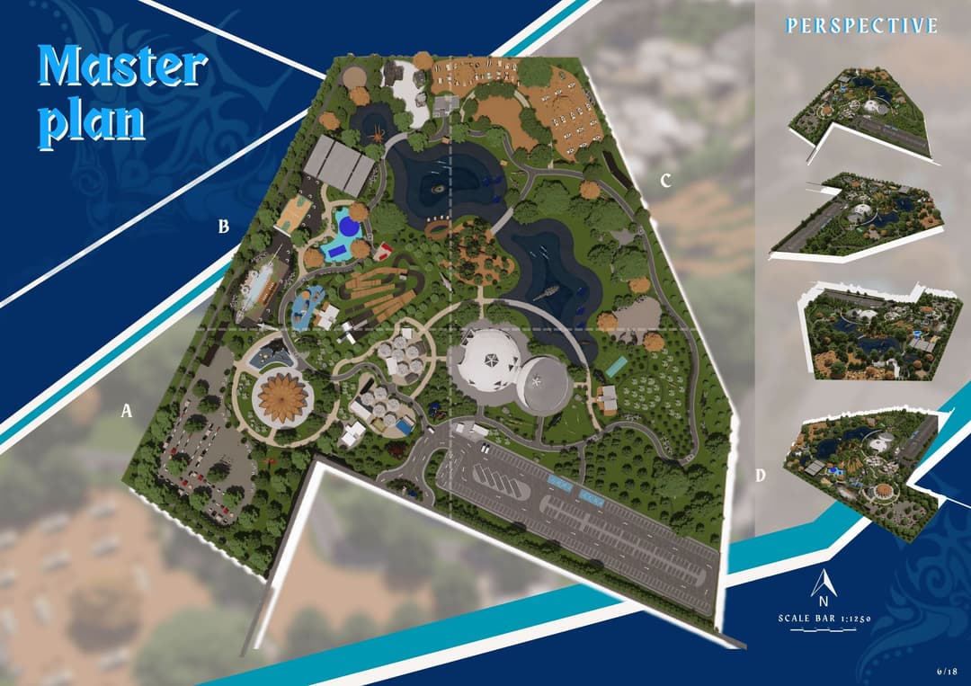 การออกเเบบสวนสาธารณะ : Ancient Sea Park