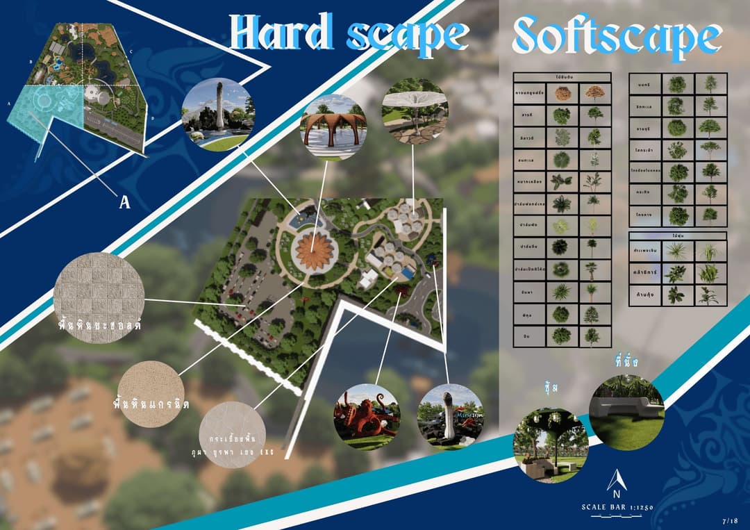 การออกเเบบสวนสาธารณะ : Ancient Sea Park