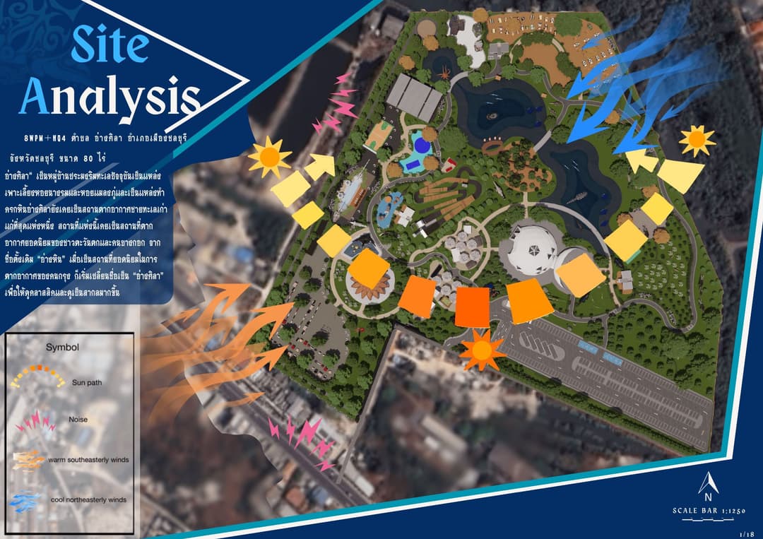 การออกเเบบสวนสาธารณะ : Ancient Sea Park