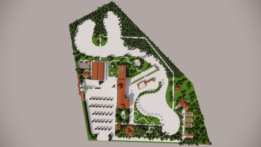 การออกแบบสวนสาธารณะ : Saint Chon College Campus Park