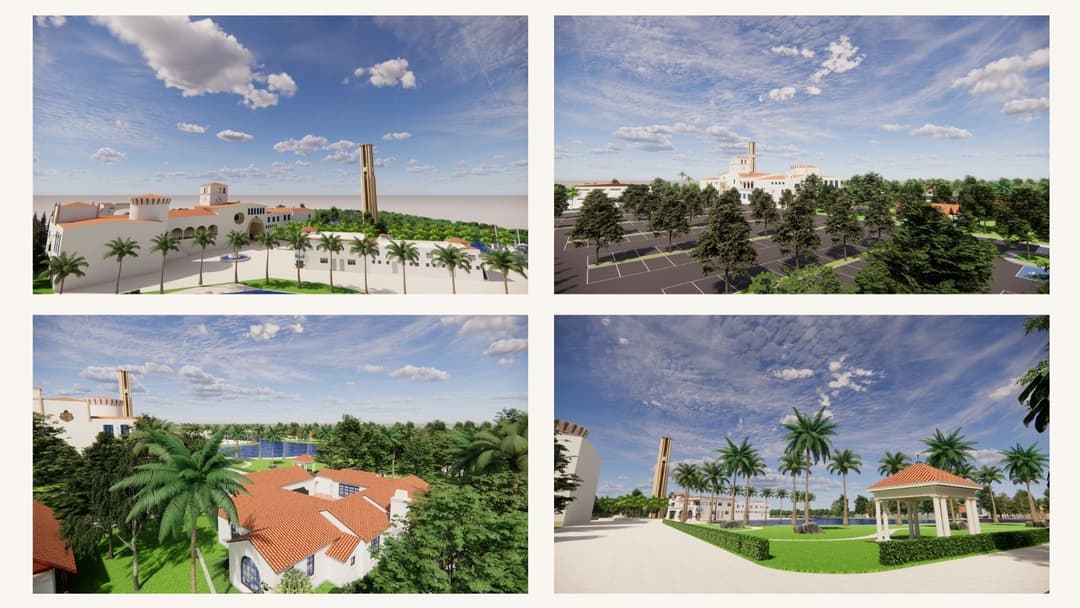 การออกแบบสวนสาธารณะ : Saint Chon College Campus Park