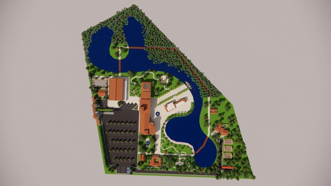 การออกแบบสวนสาธารณะ : Saint Chon College Campus Park