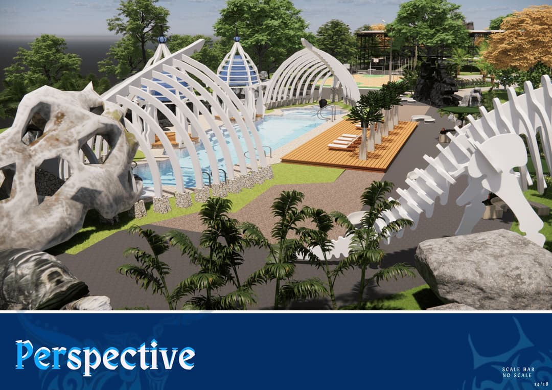 การออกเเบบสวนสาธารณะ : Ancient Sea Park