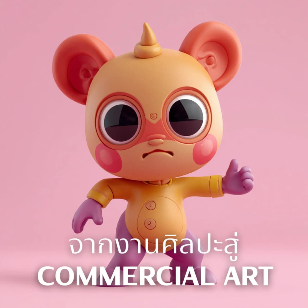 จากงานศิลปะสู่ Commercial Art