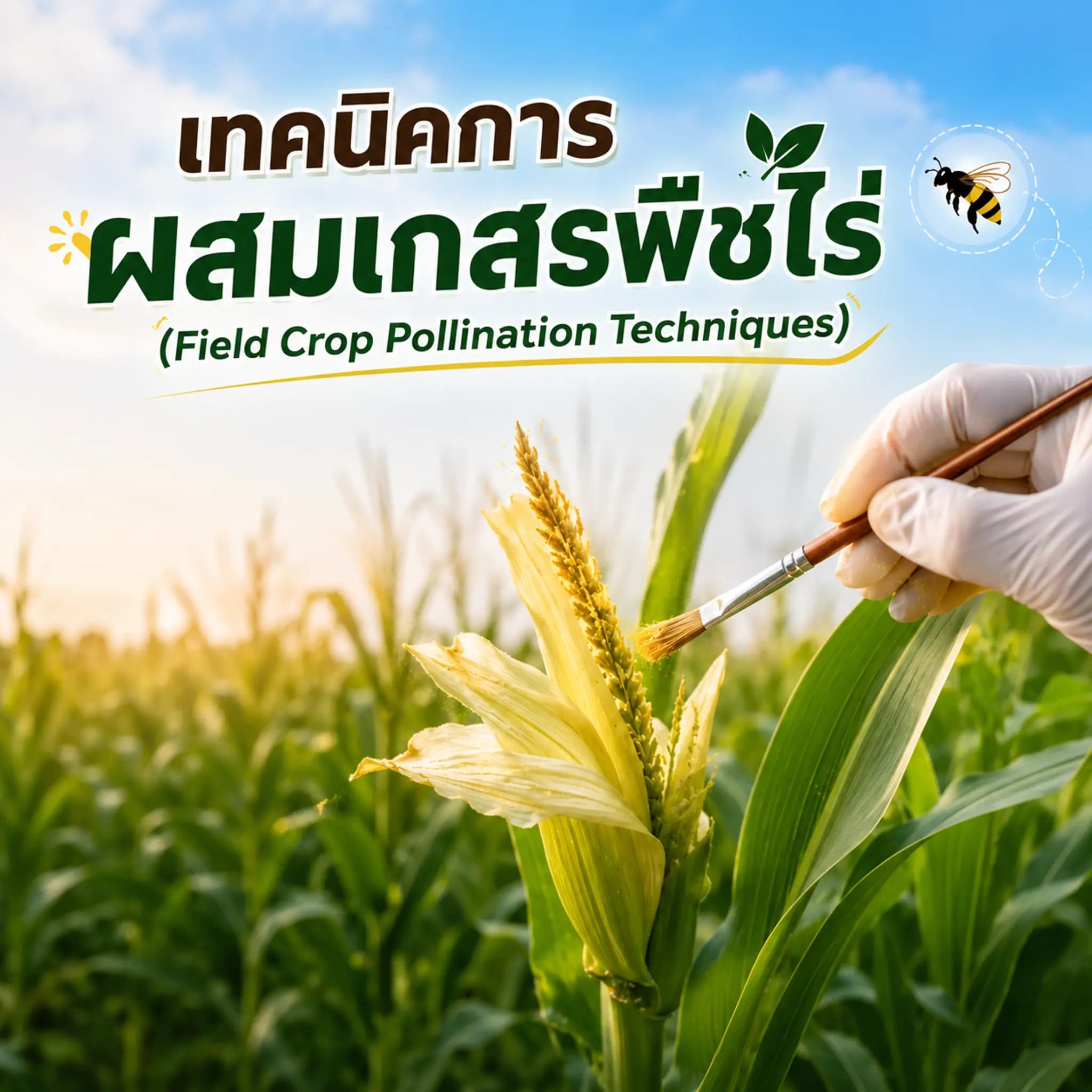 เทคนิคการผสมเกสรพืชไร่ (Field Crop Pollination Techniques)